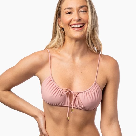 NWT Serei Swim Maly Top and Arun Bottoms Light Pink Size Medium - Picture 1 of 10